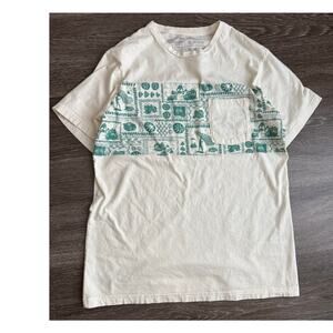 Pataloha Slim Fit Opihi Pocket Tee Fishing Shells Pattern Size M Limited Edition